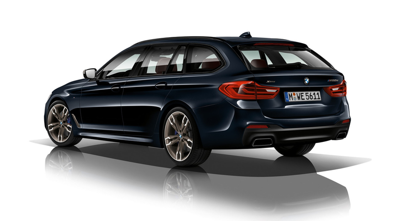 Illustration for article titled The Quad-Turbo BMW M550d xDrive Comes From An Alternative Universe Where Diesel Wagons Roam Free